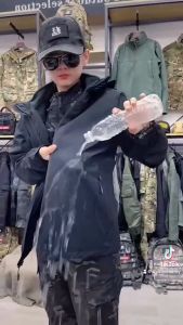 Áo Khoác Lính Chống Nước 3 Lớp Cao Cấp - Áo Gió Đôi Nam Nữ Phong Cách Lính - Mã AK268