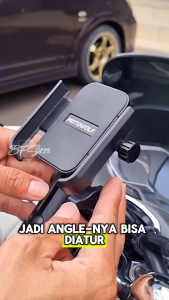 MOTOWOLF Phone Holder MDL2821 360 Rotate Holder HP Bracket Stang Spion MOTOWOLF V3