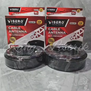 Kabel Antena TV VISERO PREMIUM RG6 18M 25M / Kabel TV Visero RG6 PREMIUM 18 Meter 25 Meter