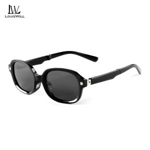 LouisWill Womens Sunglasses 180 ° Foldable Sunglasses Fashion Large Frame Sunglasses UV Resistant Foldable Summer Sunglasses Ultra Light Polarized Sunglasses Outdoor Traveling Walking Shopping Driving