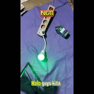 N68 LAMPU LED PELANGI RGB WARNA WARNI 3W ORIGINAL SNI GARANSI BOHLAM BULB E27 DISKO DISCO KELAP KELI