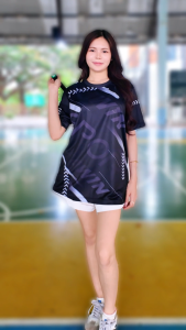 เสื้อพิมพ์ลาย แบรนด์ Kawin เสื้อออกกำลังกาย เสื้อกีฬา เสื้อวิ่ง คอกลม แขนสั้น ใส่สบาย ระบายอากาศได้ดี สินค้าคุณภาพ รับประกัน เสื้อผ้าผู้ชาย เสื้อผ้าผู้หญิง NO.3