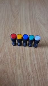 LED ไพล็อตแลมป์ LED PILOT LAMPขนาด16มม.รุ่น AD16-16C 24VDC/VACมีสีให้เลือก แดง/เหลือง/น้ำเงิน/เขียว/ขาวส่งไวส่งทุกวัน