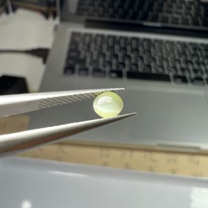 0380Y-ĐÁ ALEXANDRITE CATS Eye / chrysoberyl  [ĐÁ MẮT MÈO] (THIÊN NHIÊN) ĐÁY THẤP