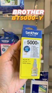หมึก Brother BT-5000 Y สำหรับ DCP-T300/T310/T500W/T510W/T700W/T710 MFC-T800W/T810W - จัดส่งรวดเร็ว, คุณภาพแท้, ใบกำกับภาษีทันใจ