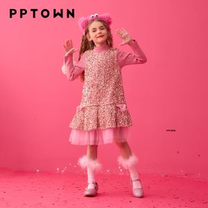 PPTOWN | Festival Dress Red Children Dress
