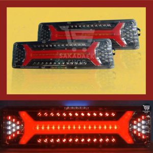 Lampu Stoplamp Rem Belakang Truck 24Volt Model Diamond X - 1 Set