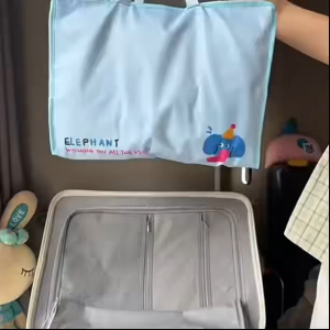 6 in 1 เดินทาง กระเป๋าพับ กระเป๋าขนาดใหญ่สำหรับเดินทาง กระเป๋าจัดระเบียบ กันน้ำ Cutie world