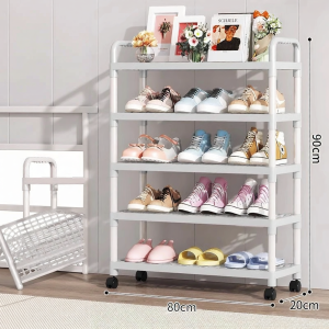 MINGZHIYIFAN | Sturdy Space-saving Multilevel Shoe Rack