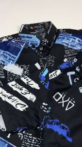 Kemeja Motif Anak Lengan Pendek Usia 1-10 Tahun