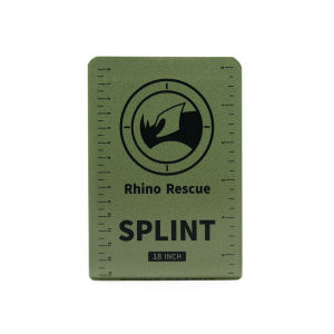 RHINO RESCUE First Aid Splint 36" X 4.3" Green-Gray Keep Bones in Position For Camping Hiking Fixture Bone Emergency Kit