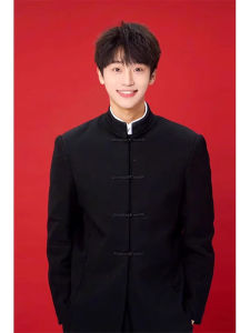 New Chinese Style Mandarin Collar Zhongshan Suit