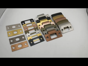 Stainless Steel Door Latch Strike Plate Repair Kit Door Latch Restorer Strike Plate Set