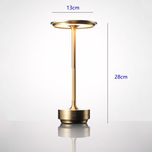 Ambientec Mild Luxury Retro Desk Lamp Bedroom Bedside Small Night Lamp Rechargeable Portable Computer Desktop Ambience Light