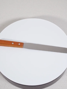 6/8/10/12 inch Long Wooden handle Stainless Steel Kitchen Cake Butter Cream Spatula Decorating scraper is not easily broken