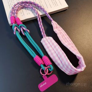 ZHENGEGE | Multifunctional Adjustable Long Phone Sling Shoulder and Neck Strap Colorful Braided Summer Outdoor Wear
