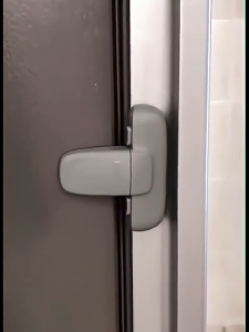 Household Refrigerator Freezer Door Lock Child Safety Refrigerator Lock Baby Safety Child Lock T-Shaped Double Button Refrigerator Lock Child Lock Protector Ready to Stock