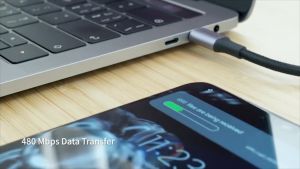 4 ports USB-C สำหรับ MacBook/iPad Pro/Samsung iPhone 15 pro max ที่รองรับ Thunderbolt 4 3พร้อมจอแสดงผล LED รองรับ 40 Gbps 8K/5K 60Hz หรือ Dual 4K 8K/5K 60Hz หรือ 240W สำหรับเครื่องพิมพ์เช่น 6TB หรือ 2TB หรือ 4TB