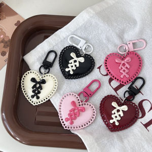 Lace-up Bow Heart Key Chain & Y2K Girl Backpack Pendant: Sweet Hot Style Accessories