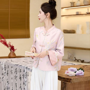 MANWUJINGLING | Delicate Modern Chinese Style Jacket Short