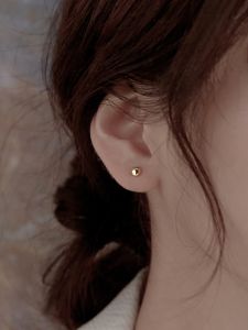 Bông Tai Hình Cá Bạc 925 Dành Cho Nữ Thân Thiện Với Giấc Ngủ Không Cần Loại Bỏ Thời Trang Sành Điệu Tối Giản Thiết Kế