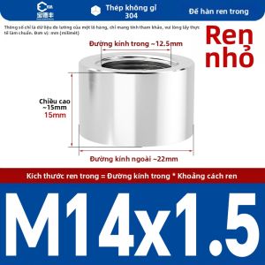 BAODEFENG | Nắp Thép Không Gỉ Có Ren Nữ