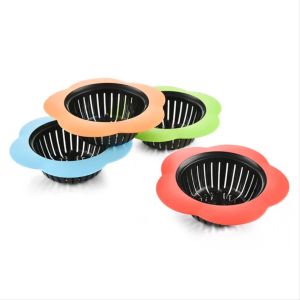 Smartchoice Penyaring lubang wastafel motif bunga/Sink drain cover Saringan Wastafel /Penyarinng