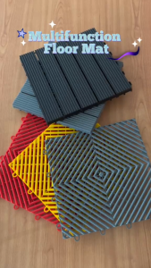 MAXONIC HEAVY DUTY MULTIFUNCTION FLOOR MAT | CAR WASH FLOOR MAT | INTERLOCKING PLASTIC DRAINAGE TILE| KARPET CUCI KERETA
