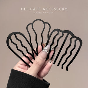 Bun Making Hair Styling Comb for Medium to Long Hair Seven Tooth Design