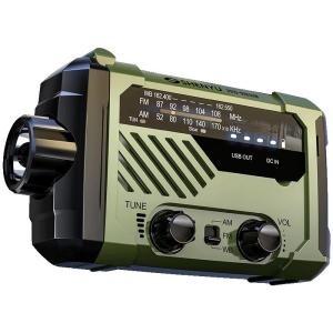 RTN | Solar and Hand Crank Powered Emergency Radio & Flashlight Strong Light