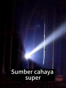 Headlamp LED 500W Penerangan terus menerus selama 800 H senter super terang