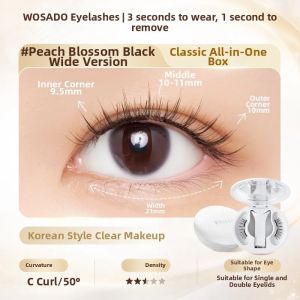 WOSADO | Wide Natural Look Magnetic False Lashes