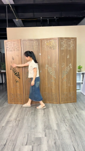 Vách ngăn gỗ nghệ thuật thương hiệu IGA - GP410