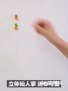 BOSSLU 6PC Magnet Kulkas Kaktus Mini Tempelan Kertas Catatan Dekorasi Kulkas 3W0W06