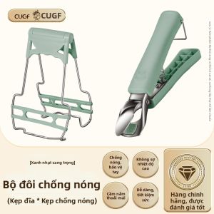 CUGF | Kẹp Thực Phẩm Chống Nóng Đa Năng Thép Không Gỉ