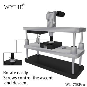 WYLIE WL-758Pro Universal Pressure Holding Machine with Camera Protection and Adjustable Handle for Phone Hot Pressing Repair