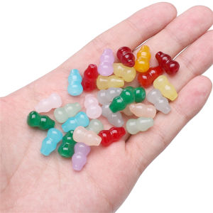 15ชิ้นลูกปัดแก้วตัดน้ำเต้าหลวม Spacer ลูกปัดสำหรับสร้อยข้อมือสร้อยคอสร้อยคอสายโทรศัพท์พวงกุญแจ DIY เครื่องประดับทำเครื่องเพชร