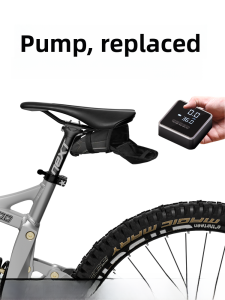 HELLOLEIBOO | High Pressure Portable Air Pump with Gauge for Bicycles and E-bikes