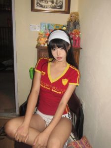 American Style Short Sleeve T-Shirt Women Summer Pure Cotton Sweet Cool Spicy Slim Fit V Neck Waist Cinched Tight Body Shirt