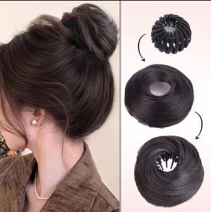 ผมปลอมทำทรงบุนวม หนานุ่มธรรมชาติ ติดง่ายใน1วิ ไม่ต้องใช้กาว เสริมความหนาเหมาะสำหรับผมบาง ใช้งานได้ทุกวัน สไตล์เกาหลี