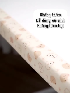 Miếng dán góc cạnh in hình gấu dễ thương miếng dán bịt góc bàn ghế an toàn cho bé vui chơi