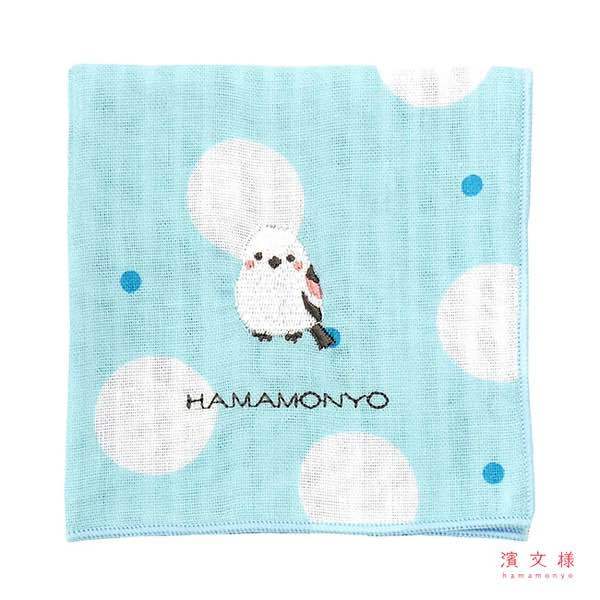 HAMAMONYO - FAZZOLETTO BEIGE FOGLIE Giappone CM.42,5 X CM.17 cotone