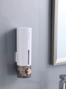 Non-porous Wall Mounted Soap Dispenser Shower Gel Shampoo Hand Sanitizer Dispenser For Bathroom Accessories