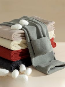 MiiOW | Quần lót nữ ấm áp mùa đông quần lót cotton lót lông cừu cạp cao ôm vừa vặn quần lót liền mạch quần lót mùa thu