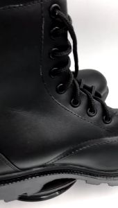 TERLARIS CUERO sepatu pdl kulit boot SERAGAM HITAM SEKOLAHANTI SLIP SOL KARET MENTAH ANTI SLIP