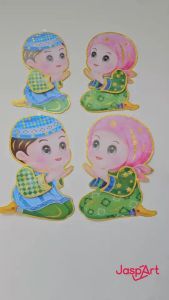 GANTUNGAN LEBARAN CANTIK TEMPELAN LEBARAN HIASAN DINDING IDUL FITRI