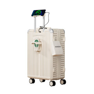 MIMANI | กระเป๋าเดินทาง ABS+PC คุณภาพสูง ขนาด 20 นิ้ว กระเป๋าเดินทางแบบมีรหัสผ่านสำหรับผู้ชายและผู้หญิง กระเป๋าเดินทางสำหรับเดินทาง