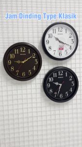 Jam Dinding Edison Sweep ES 339 KY T56 Diameter 330mm 33cm