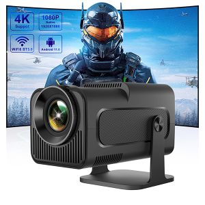 【Local Delivery】ZDSSY hy320 mini projector Native 1080P Full HD smartphone  Projector 180 Rotating LED Android 11 5G WiFi 6 BT5.0 Auto Keystone MAX 4K Theater Outdoor Portable 1920*1080P Cinema Video Game Console Projector Upgrade