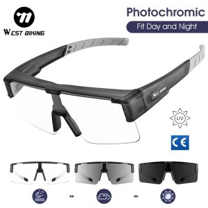 West Biking | WEST BIKING Cycling Glasses Fit Over Myopic Sunglasses Men Women UV400 Sports Glasses HD Lenses Polarized Eyewear Bike Goggles